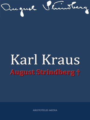 cover image of August Strindberg †